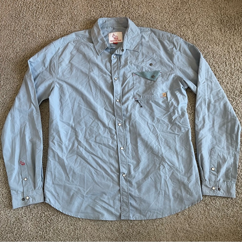 Western Rise Bodie Pearl Snap Button Down Outdoor Shirt